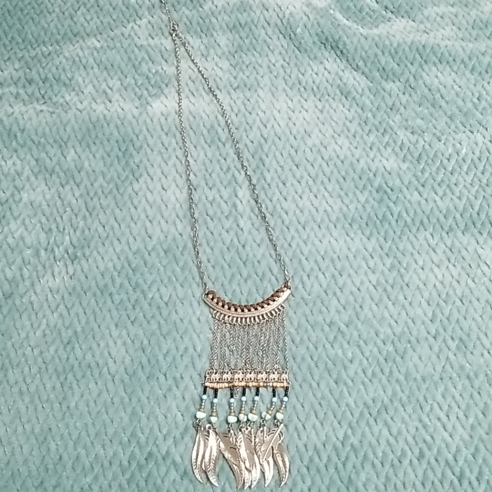 Feather necklace